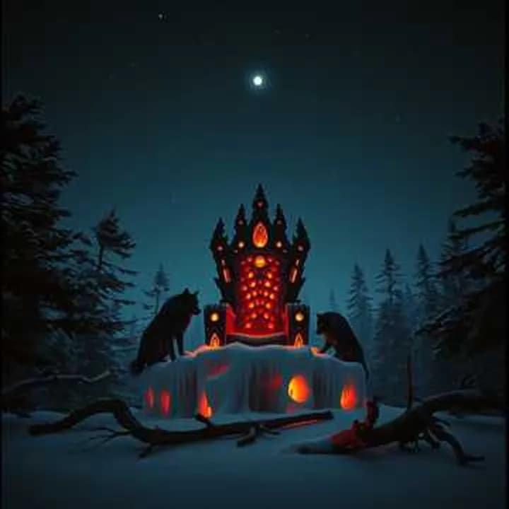 Throne of the Winter Wounds - AI Death Metal Music