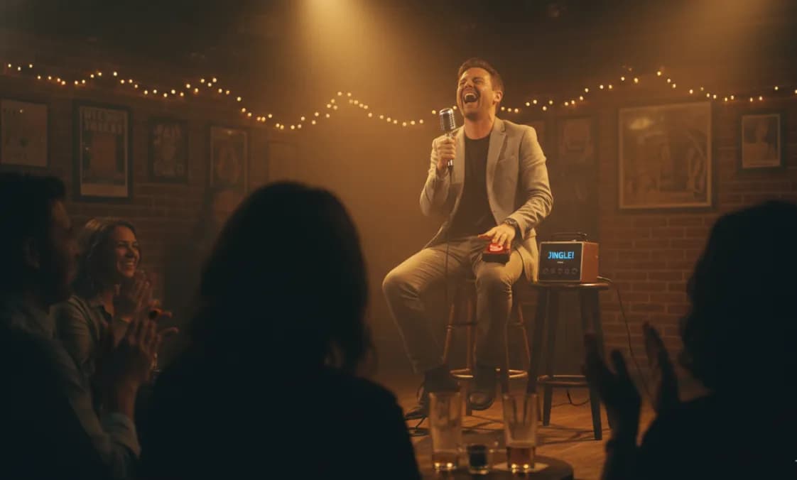 Theme to Parodied Jingle with AI Parody Song Generator Funny