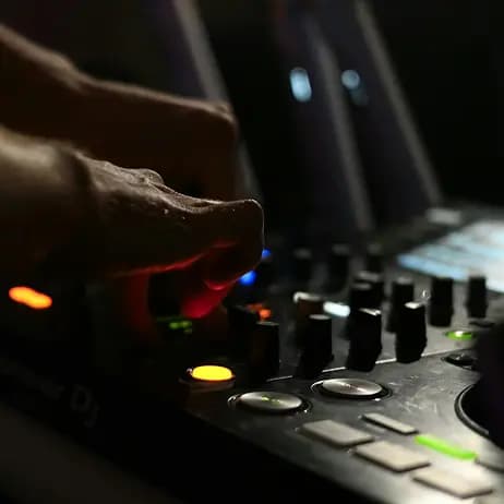 AI-generated EDM drop style
