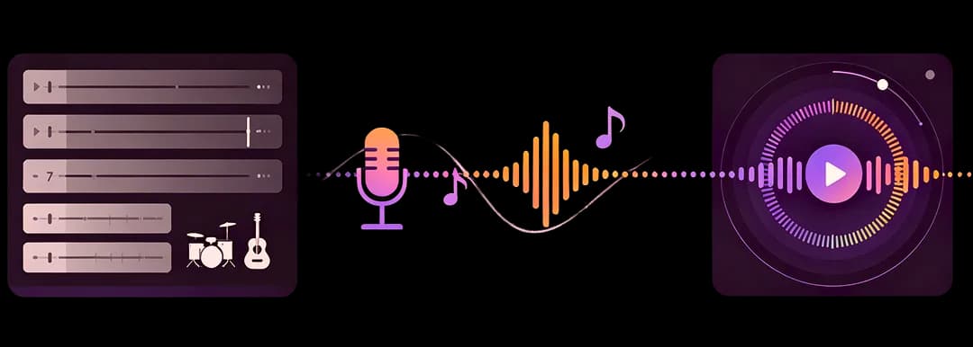 Upload instrumental to add AI vocals