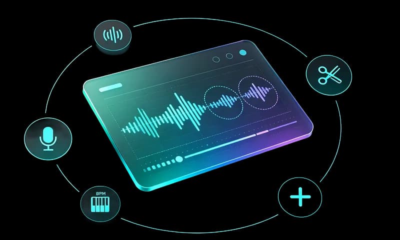 Upload audio for AI song remixer