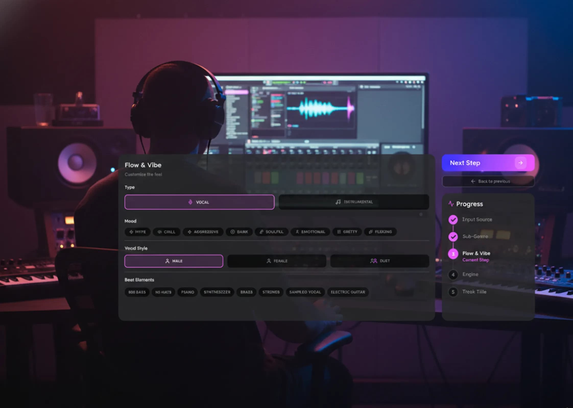 Easy-to-use AI K-pop music interface for beginners
